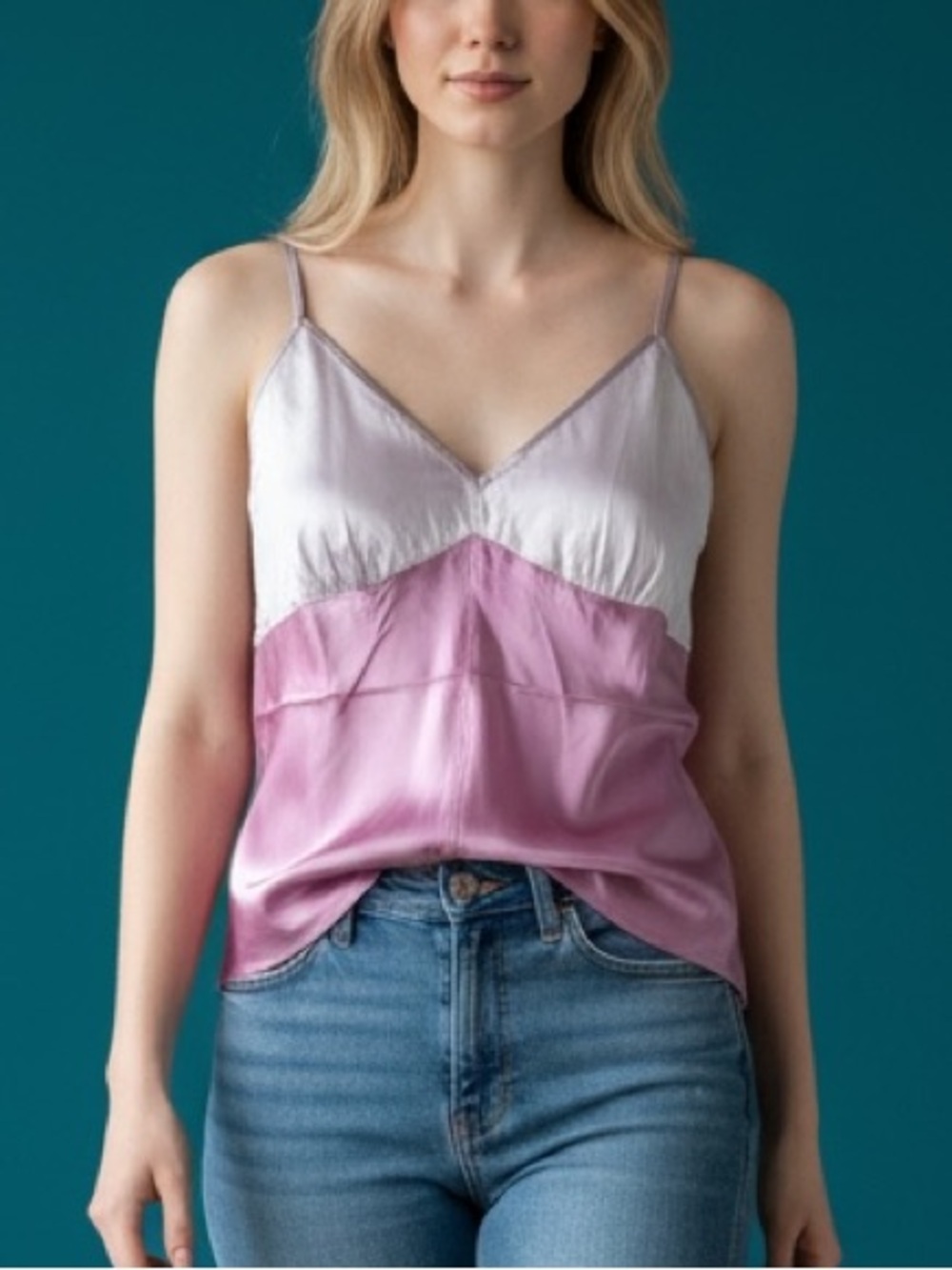 Gold Hawk 💯 silk purple haze cami